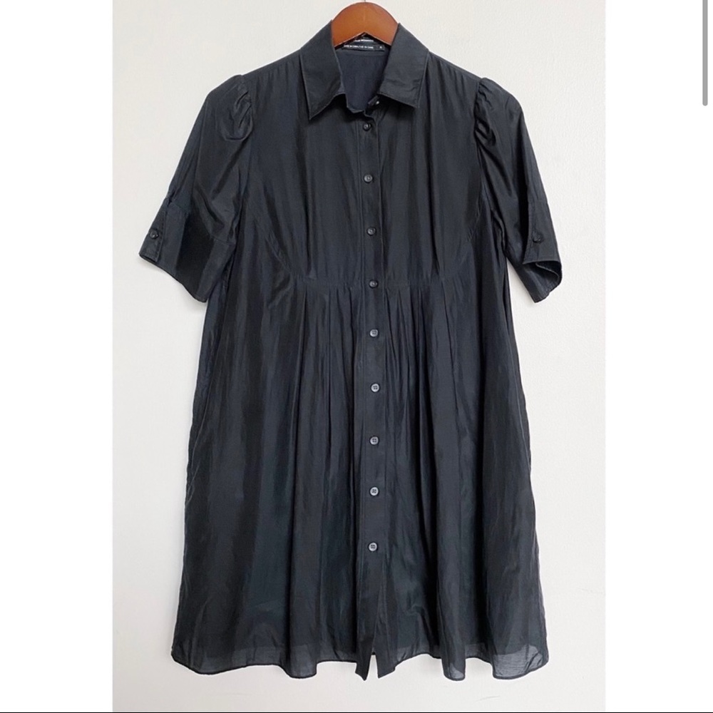 Club Monaco Black Shirt Dress size 10